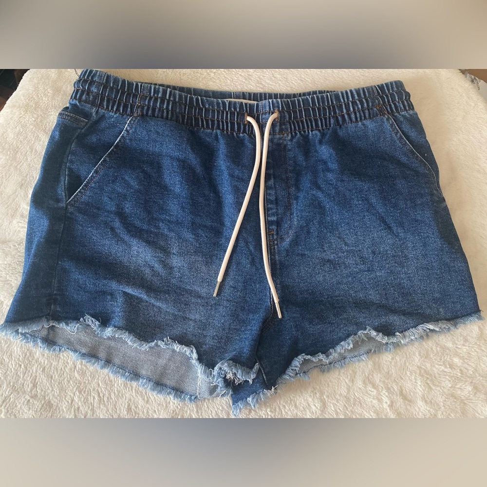 Celebrity Pink Dark Blue Jean Shorts-size XL